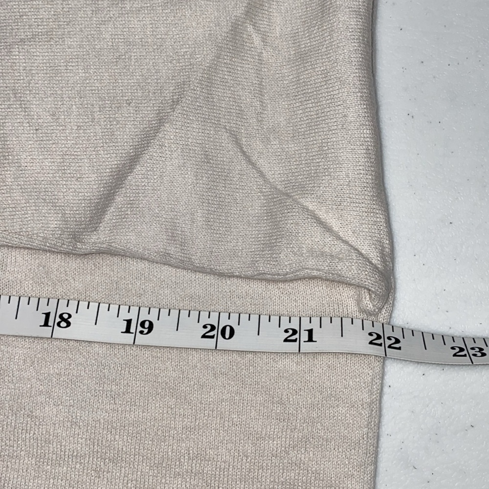 🌹 Minnie Rose Cotton & Cashmere Funnel neck Sweater XL Stone… - Picture 12 of 17